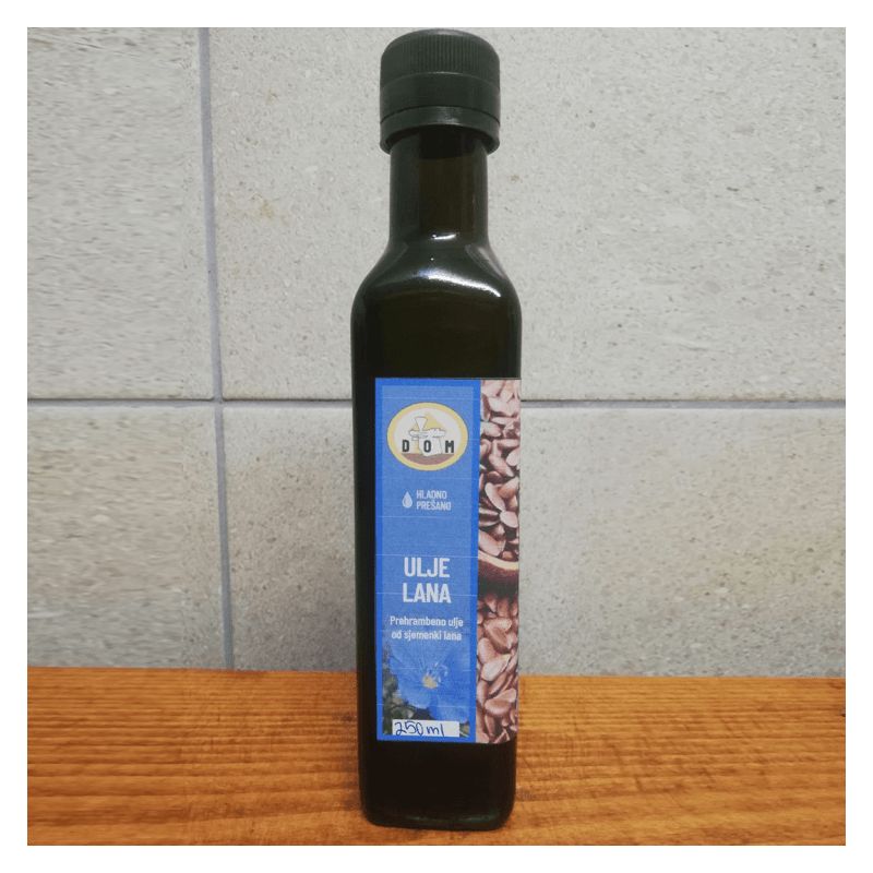 Hladno prešano ulje lana 250ml Cijena