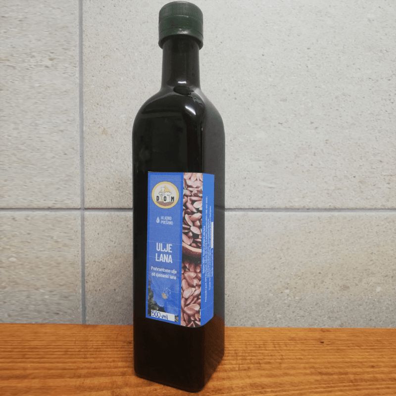 Hladno prešano ulje lana 500ml Cijena Akcija