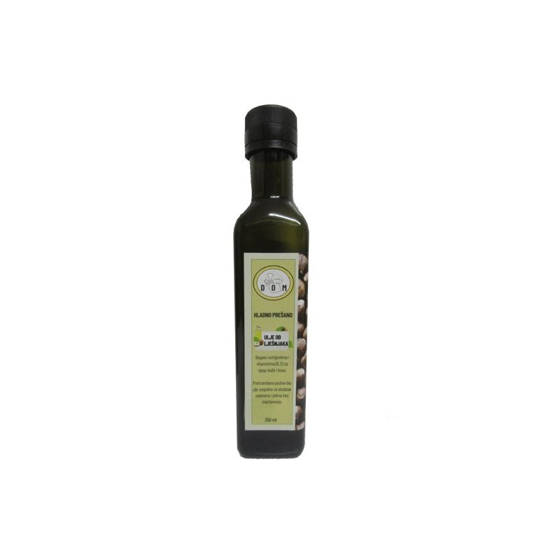 Hladno prešano ulje lješnjaka 250ml Cijena