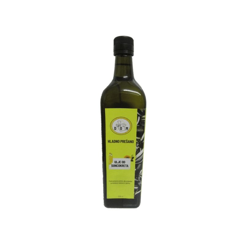 Hladno prešano ulje suncokreta 1000ml Cijena