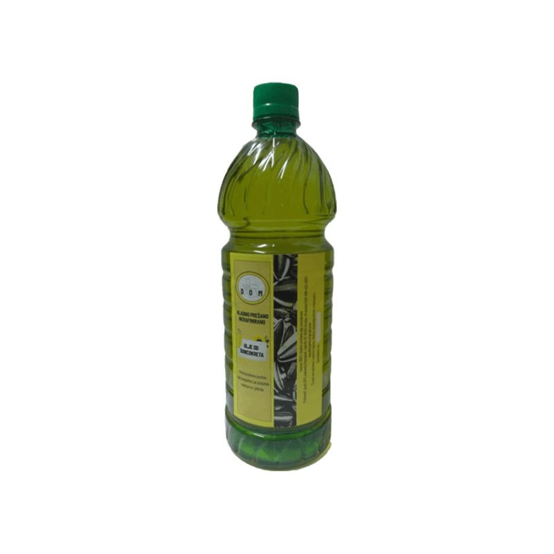 Kalt extrahiertes Sonnenblumenöl 1000 ml, Plastikverpackung Preis