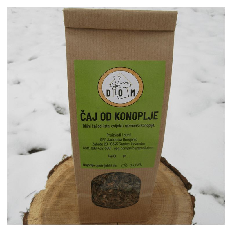 Tee aus Blüte, Blättern und Samen von gewerblichem Hanf 40g Preis